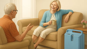 Como o concentrador de oxigênio garante oxigênio puro ao paciente