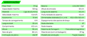 Cadeira de Rodas Motorizada Pop